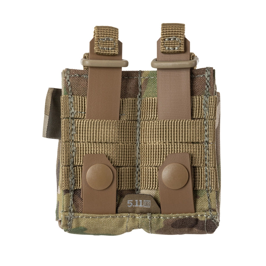 5.11 Tactical Flex Double Pistol Magazine Pouch 2.0 56669 (Storm Gray) - Range Bags and Gun Cases